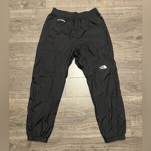The North Face Hydrenaline Black Windbreaker Pants, Men's Small, Lightweight Out
